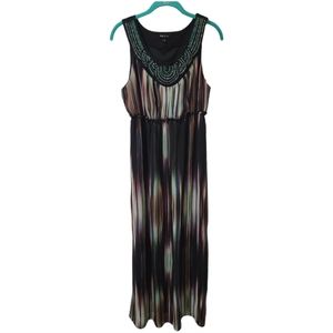Sami & Jo Bead Maxi Dress Size Large